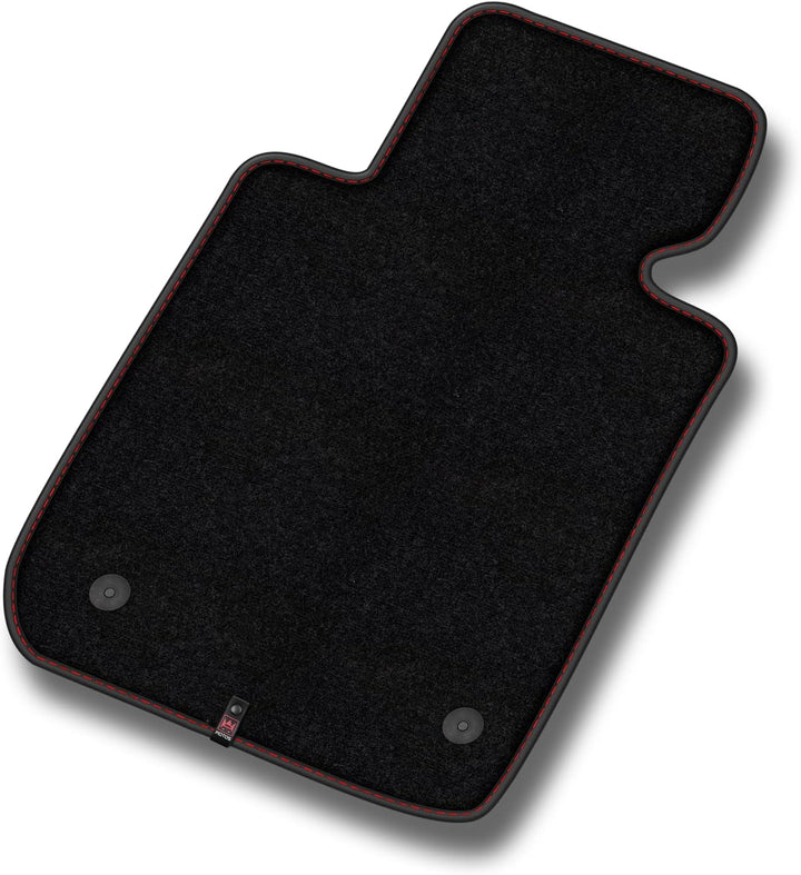 M MOTOS Velours Premium fussmatten Auto kompatibel mit VW T5 2003-2015, VW Transporter T6 2015-2019