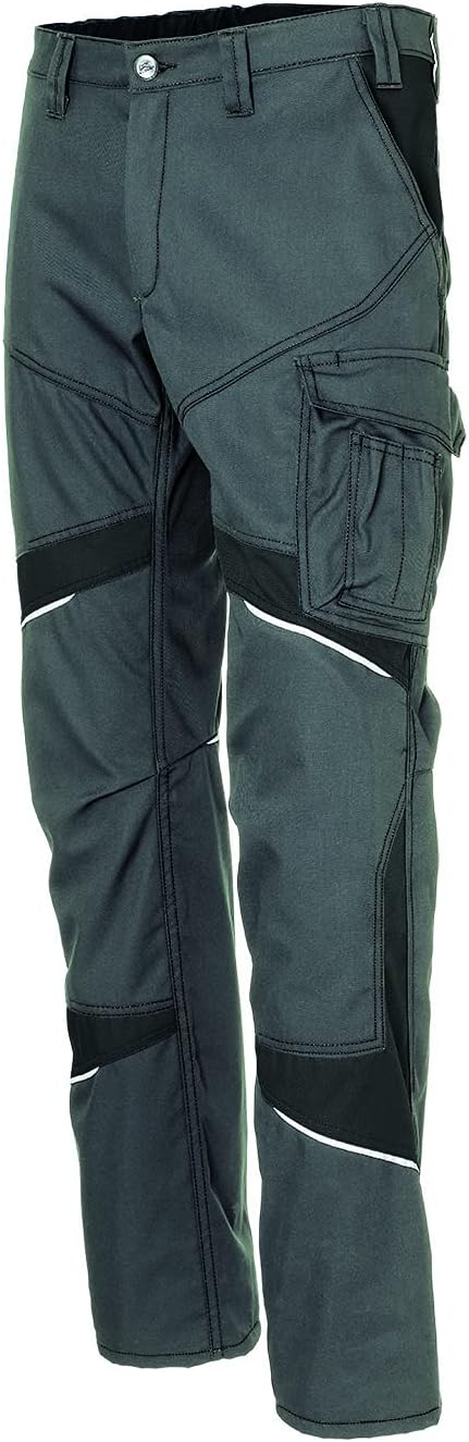 KÜBLER Workwear Damen Hose Hose, 34 Anthrazit/Schwarz