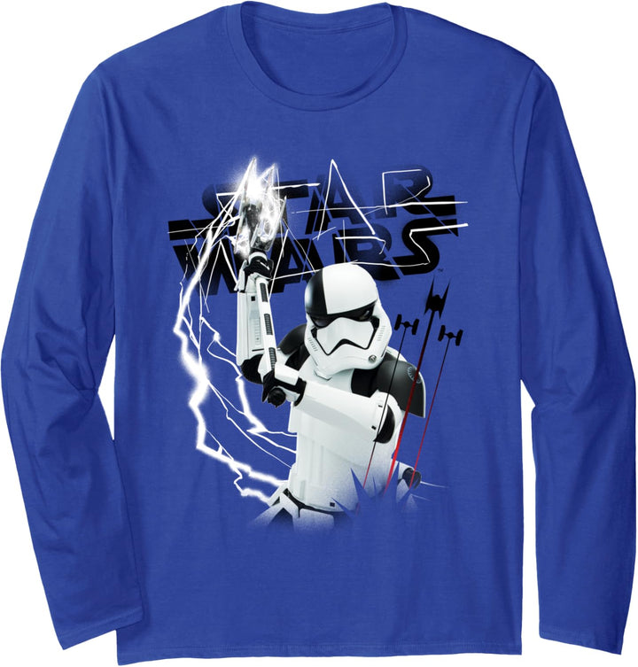 Star Wars The Last Jedi Electric Trooper Logo Langarmshirt