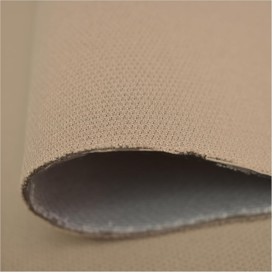 Autohimmelstoff Himmelstoff Dachhimmel Himmel mit 3mm Schaum und Netz Meterware (CP-004-Beige-3mm) |