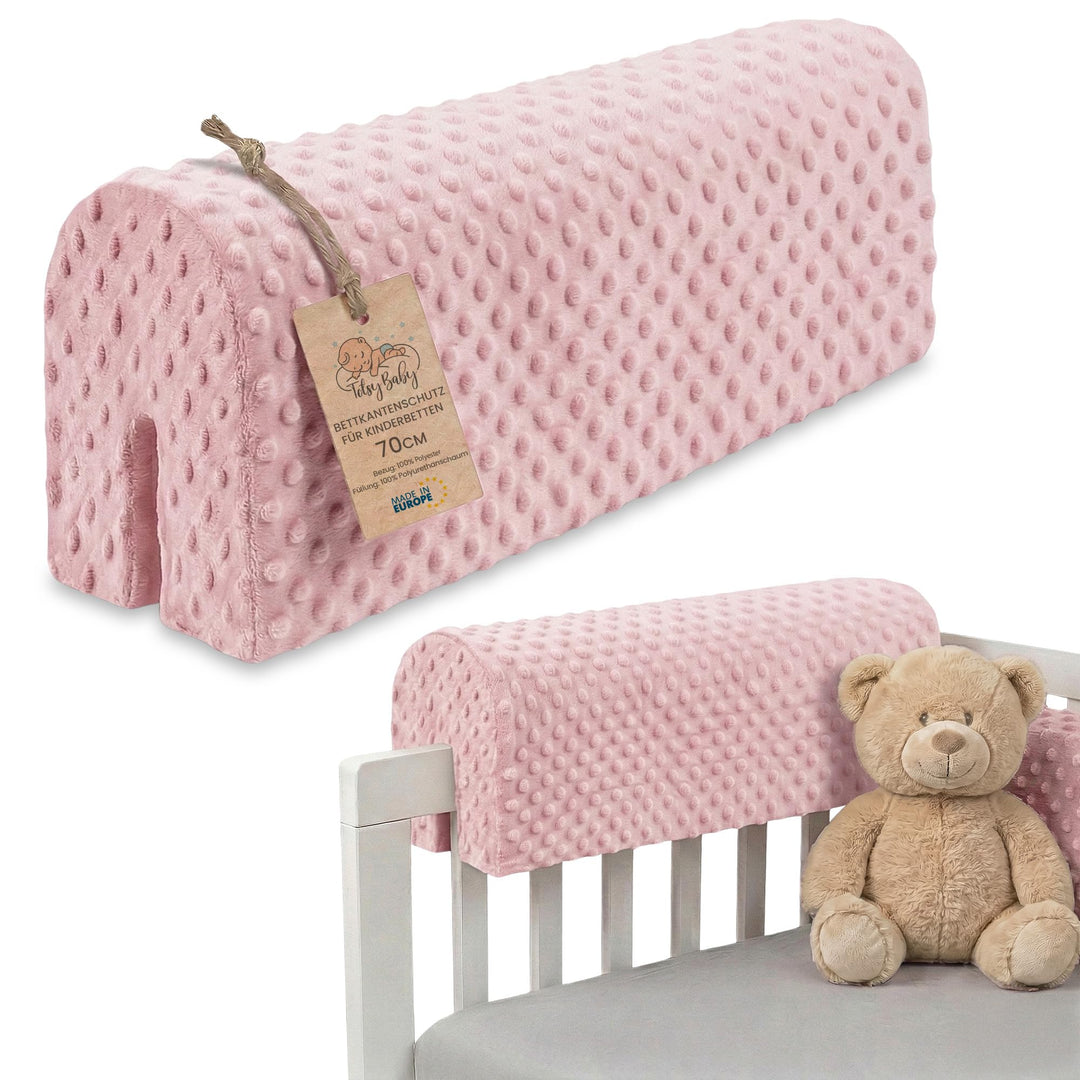 Totsy Baby Bettkantenschutz für Kinderbetten 70 cm - Schutz für Bettrahmen Kantenschutz Kinder Babyb