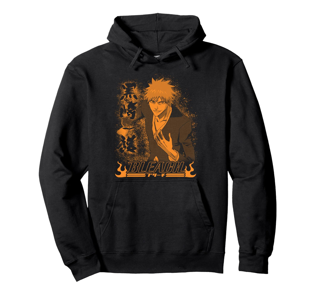 Bleach Retro Anime Ichigo Kurosaki Pullover Hoodie