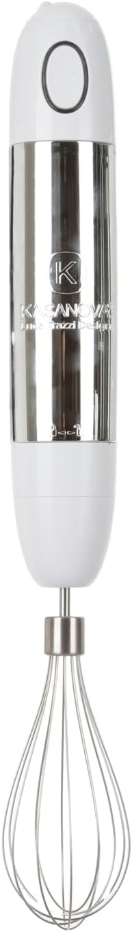 Kasanova 1 TAUCHMISCHER-SET W400 TRAZZI WEISS CHROM, ABS-Kunststoff Edelstahl 18/10 Polypropylen Ele