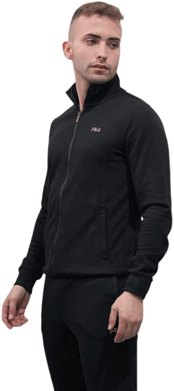 FILA Herren Sevilla Sweatjacke XS Schwarz, XS Schwarz