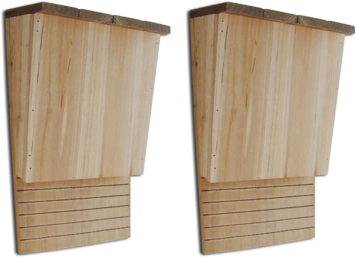 vidaXL 2x Holz Fledermauskasten Fledermaushaus Nistkasten Fledermausnistkasten