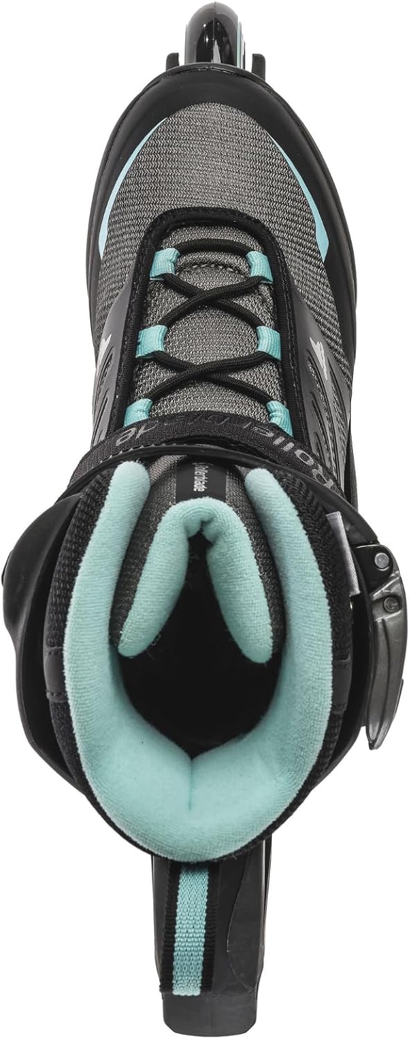 Rollerblade Damen Zetrablade Inlineskate 235 Black/Light Blue, 235 Black/Light Blue