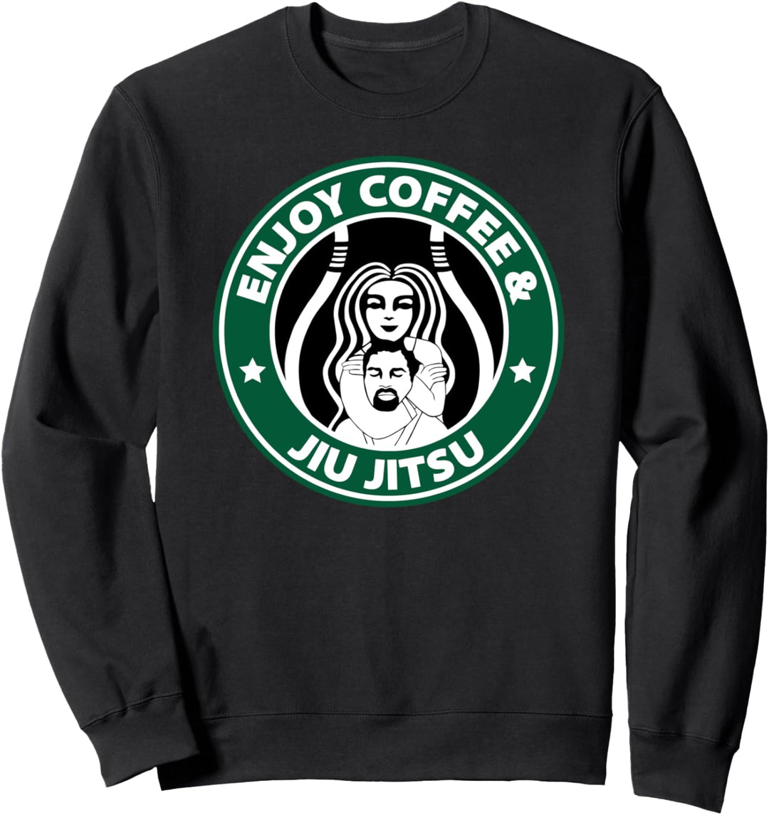 Brazilian Jiu-jitsu - Enjoy American Coffee Jiu-jitsu - BJJ Sweatshirt
