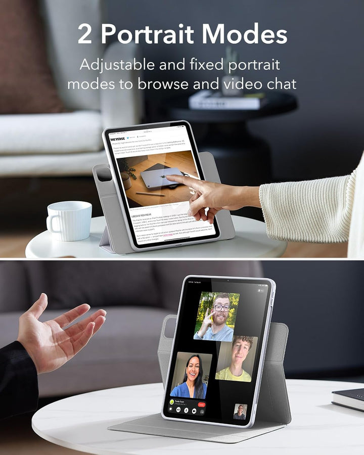 ESR für iPad Air 11 Zoll M3/M2 Hülle, iPad Air 7./6./5./4. Generation Hülle (2025/2024/2022/2020) 10