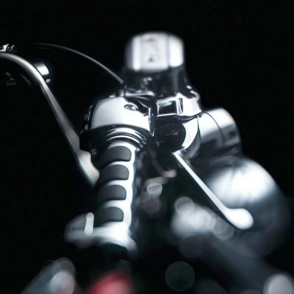 Kuryakyn 1 Paar Premium ISO Lenkergriffe mit Standard Drosselklappe Boss für Doppelkabel Gashebel St