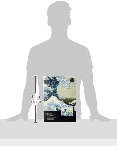 DMC Kit per Punto Croce British Museum The Great Wave, 100% Cotone, Multicolore, 15 x 1 x 15 cm