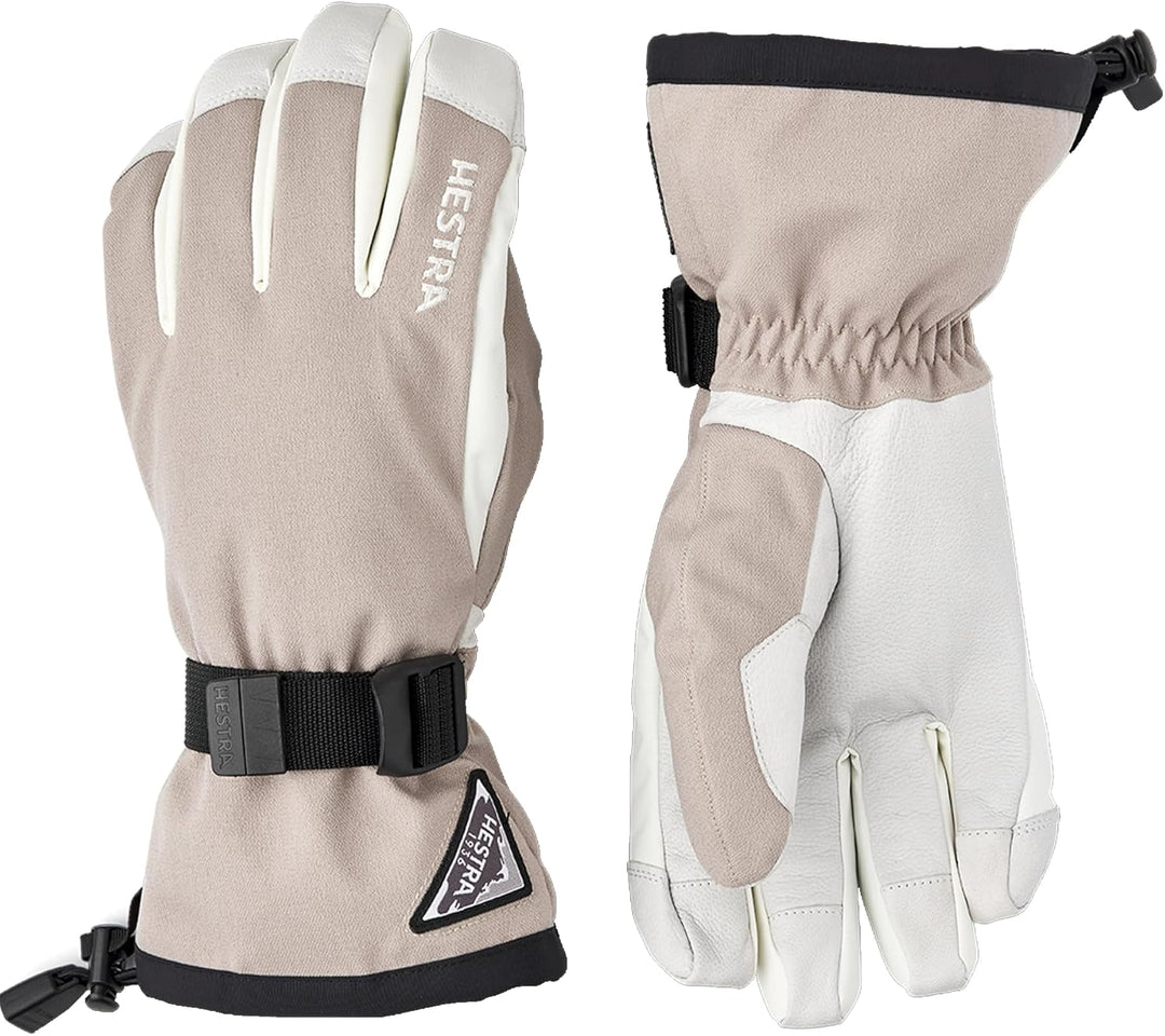 HESTRA Powder Gautlet - 5 Finger Beige - 7