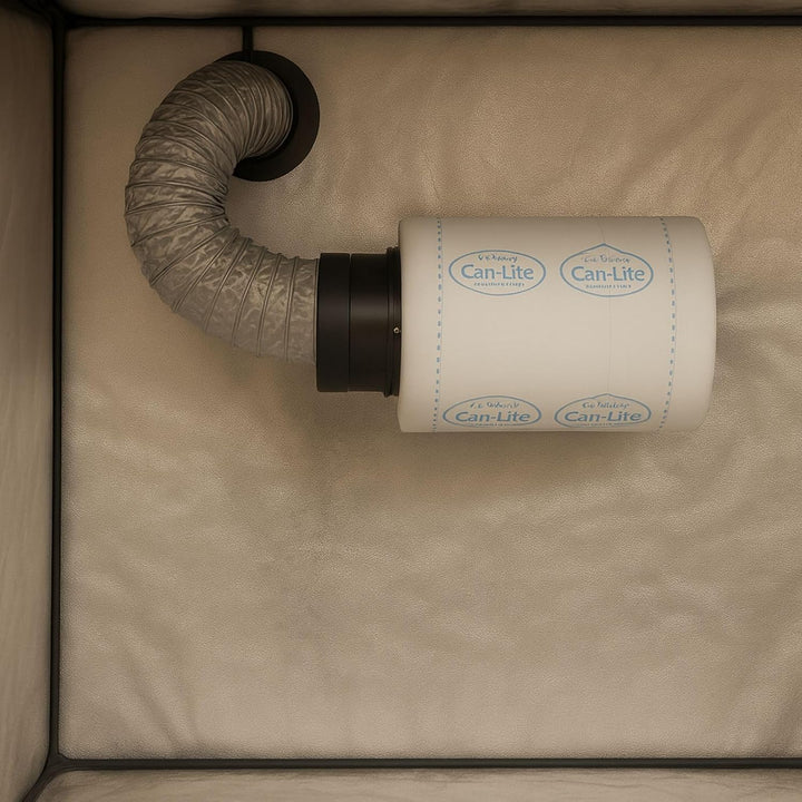 Can-Lite Aktivkohlefilter Grow 600 m³ - AKF Rohrlüfter Grow Anbau Indoor Belüftung Geruchsfilter Abl