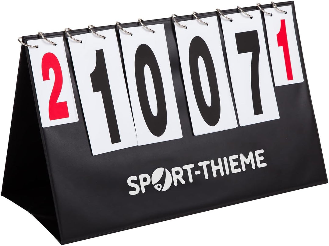 Sport-Thieme Zählgerät Ringbuch | 6 Ziffern | Ideal für Fussball, Handball und mehr | Hochwertige Ve
