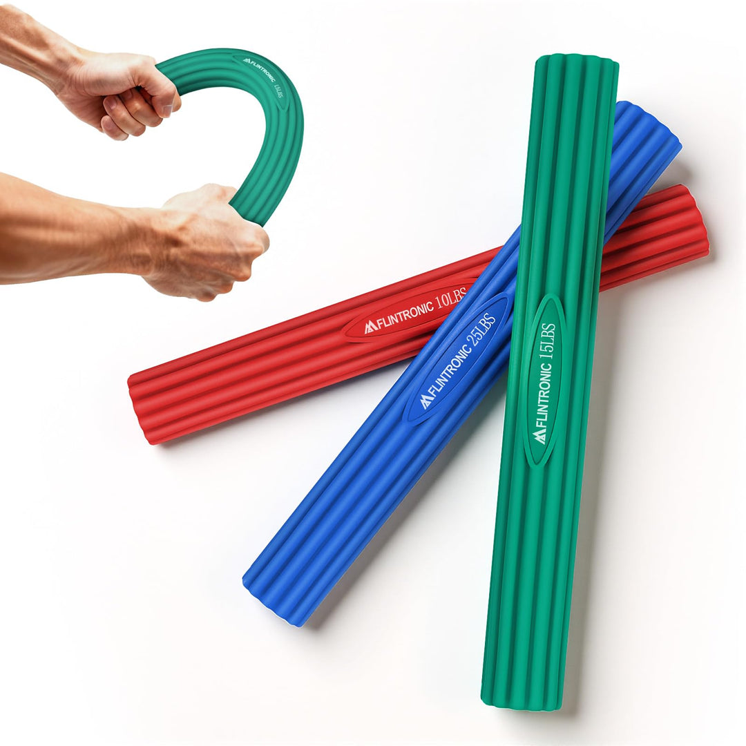 flintronic Handgelenk Trainer, 5LB 10LB 15LB 25LB, Handtrainer, Fitness Resistance Bar for Golfers E