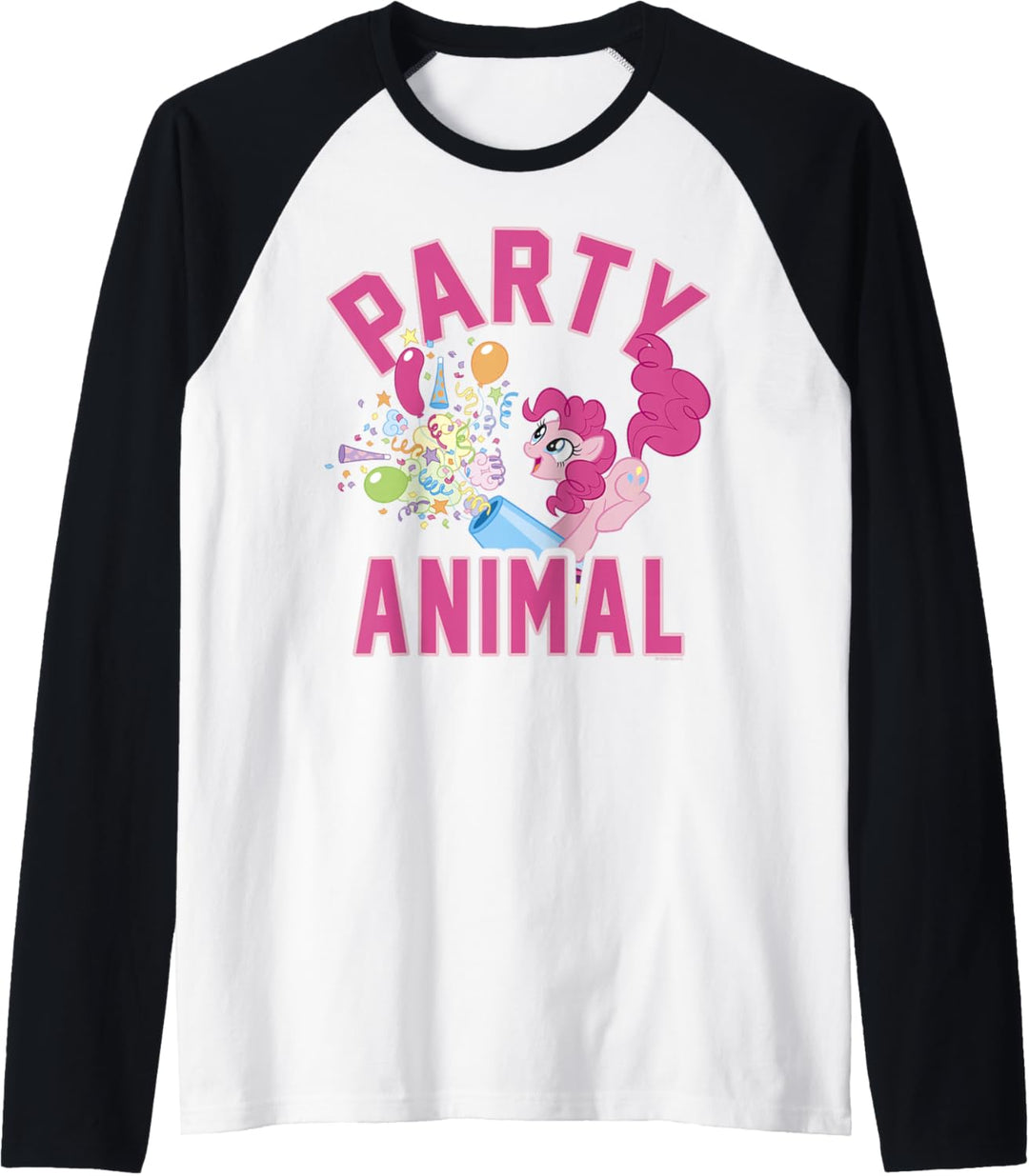 My Little Pony: Friendship Is Magic Pinkie Pie Party Animal Raglan