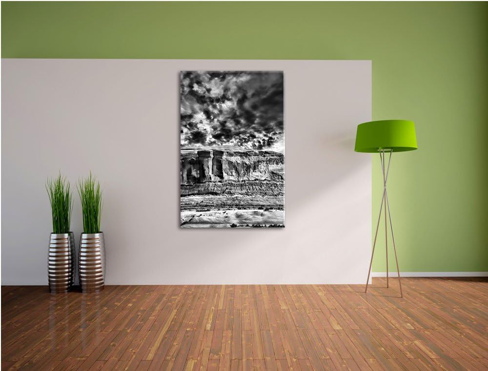 Pixxprint Valley USA als Leinwandbild/Grösse: 100x70 cm/Wandbild/Kunstdruck/fertig bespannt, 100x70