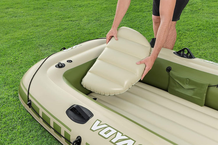 Hydro-Force 9'8" x 54 Voyager X3 aufblasbares Floss-Set | für bis zu 3 Erwachsene | inklusive Boot,