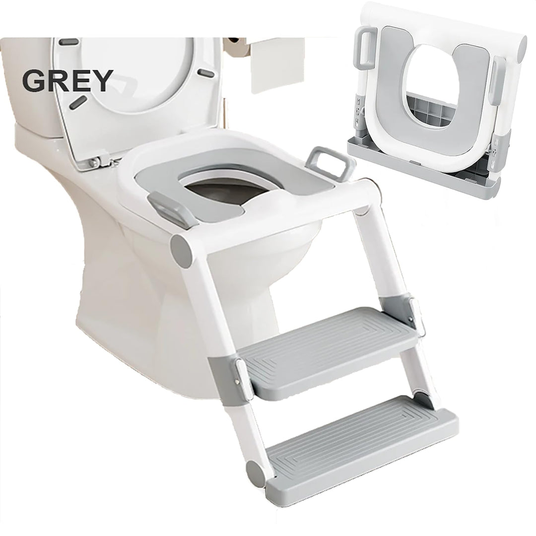 Toilettensitz kinder - Spritz- und Rutschfest – Töpfchen für kinder mit Treppe - Höhenverstellbarer
