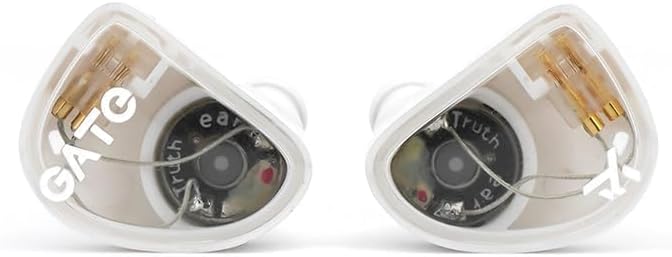 Truthear Gate In-Ear-Kopfhörer, dynamischer Treiber, 3,5 mm, austauschbares Kopfhörerkabel, mit Mikr