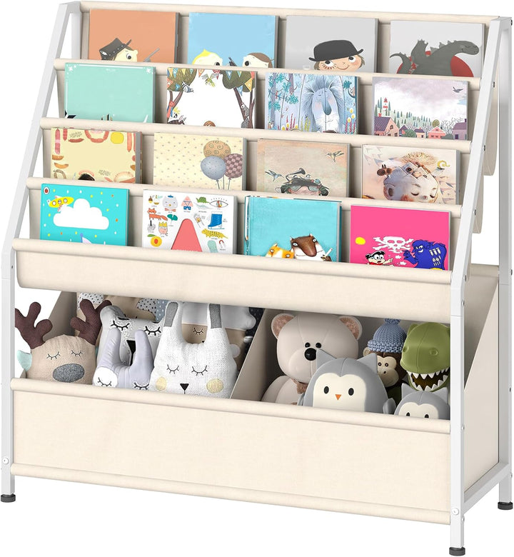 CHOEZON Bücherregal Kinder, Kinderregal, Spielzeugregal, Bücher-Organizer, für Kinderzimmer, Schlafz