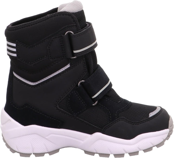 Superfit Mädchen CrystalSchneestiefel 30 EU Weit Schwarz Grau 0000, 30 EU Weit Schwarz Grau 0000
