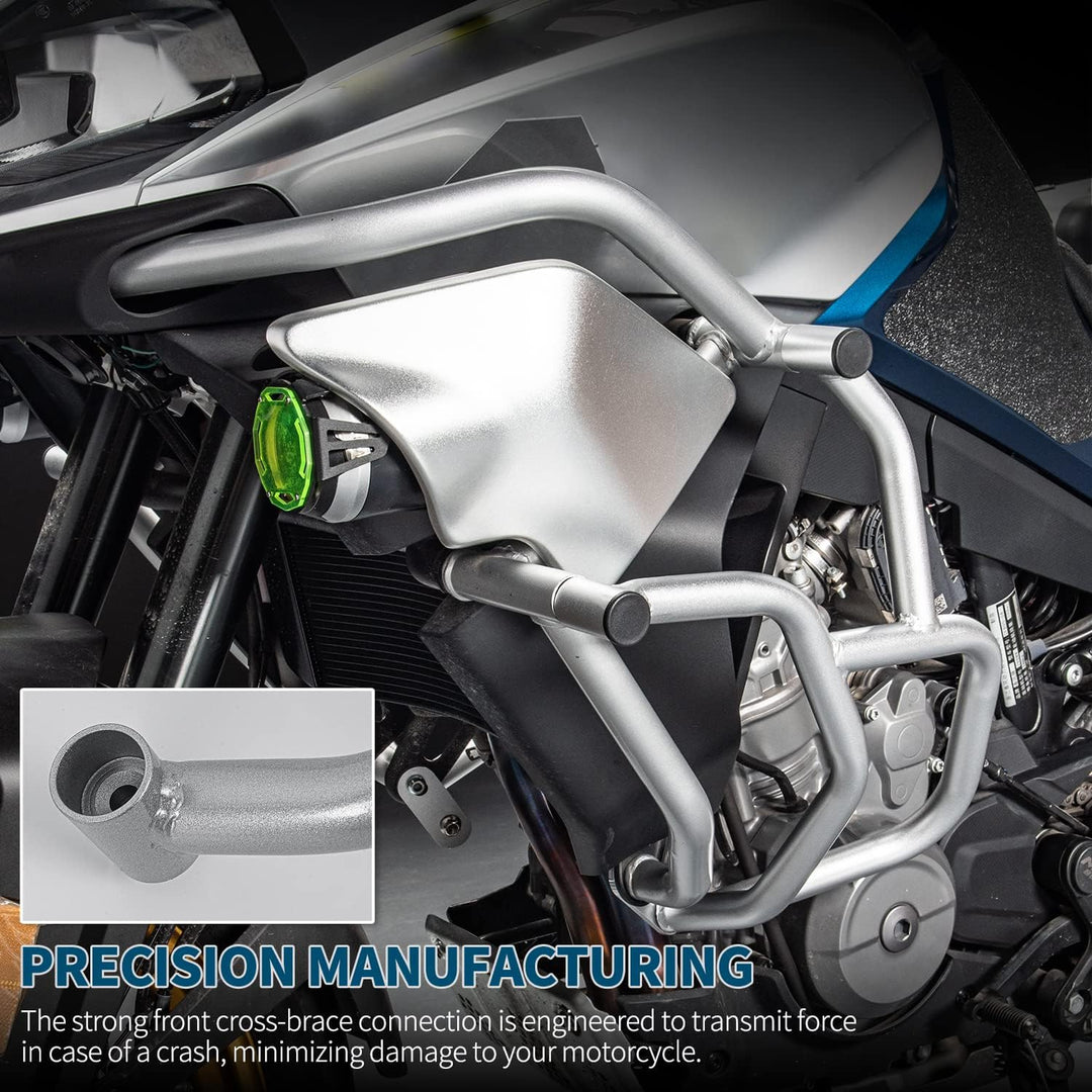 Motorrad-Highway-Stahl-Sturzbügel, Motorschutz, Stossstangenschutz, kompatibel mit CF-Moto CF 800MT