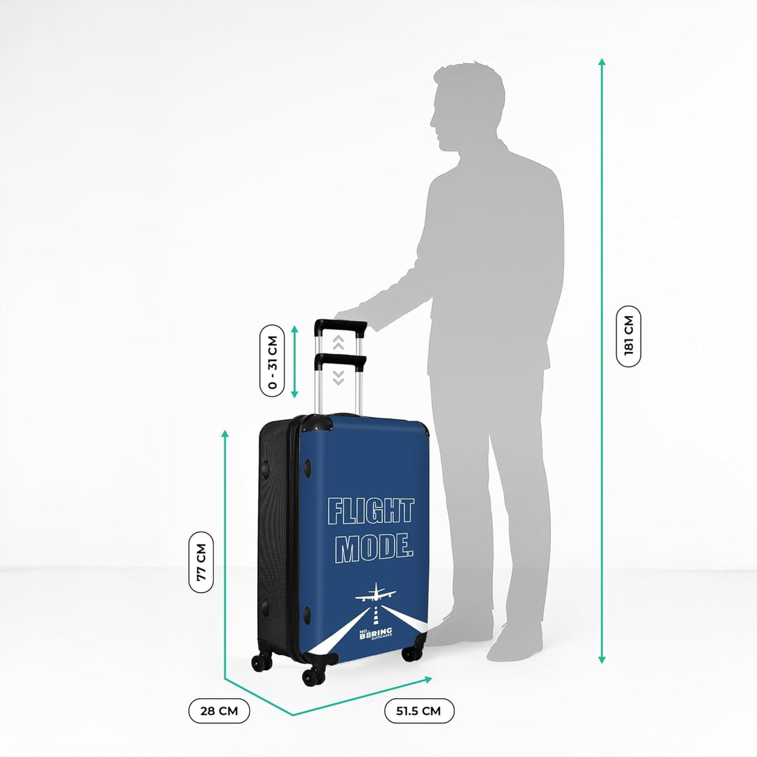 Koffer XL Gross 77x51.5x28 cm Reisekoffer mit Rollen Leicht Trolley grosser Hartschalenkoffer Rollko