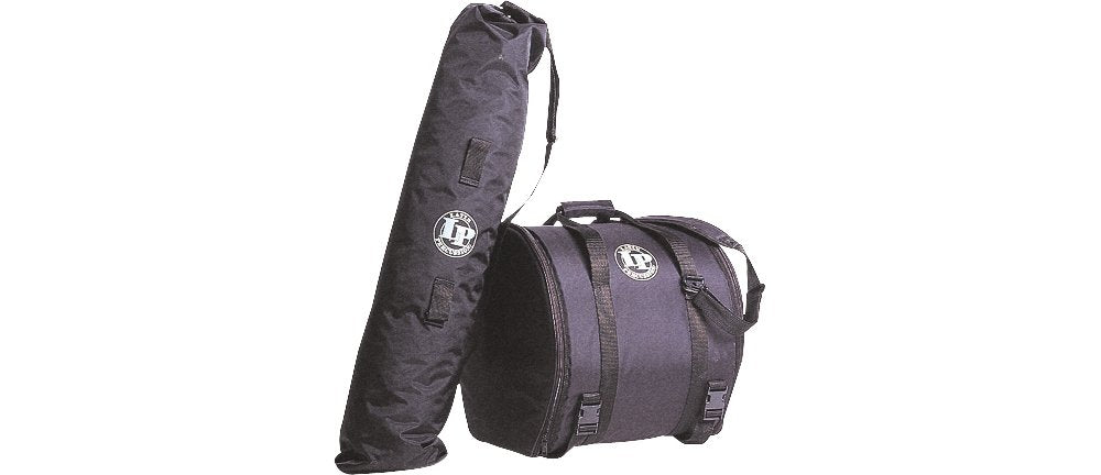 LP Latin Percussion LP539-BK Timbale Taschenset, 2 Taschen, für Timbales und Ständer, gefütterte Nyl