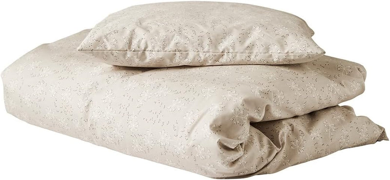 Leander Meadow Bettwäsche Baby Masse 70x100 / Kissengrösse 40x45 cm - Farbe Cappuccino (Bettwäsche o