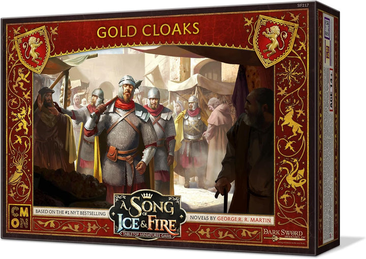 CMON A Song of Ice and Fire Tabletop Miniatures Game Gold Cloaks Unit Box - Add Unparalleled Strengt