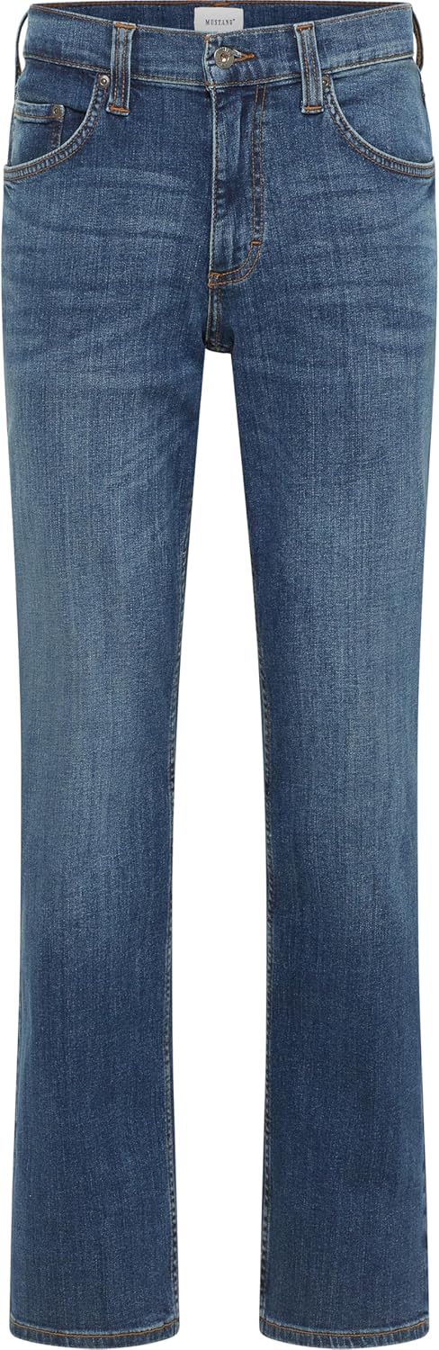 MUSTANG Jeans Herren Stretch Big Sur Regular 32W / 34L Blau, 32W / 34L Blau