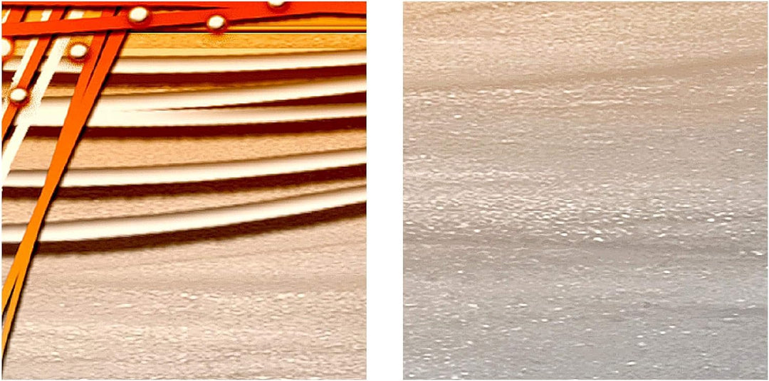 Runa Art Bild Wohnzimmer Schlafzimmer Abstrakt 5 Teilig Grau Orange Weiss Wandbilder auf Vlies Leinw