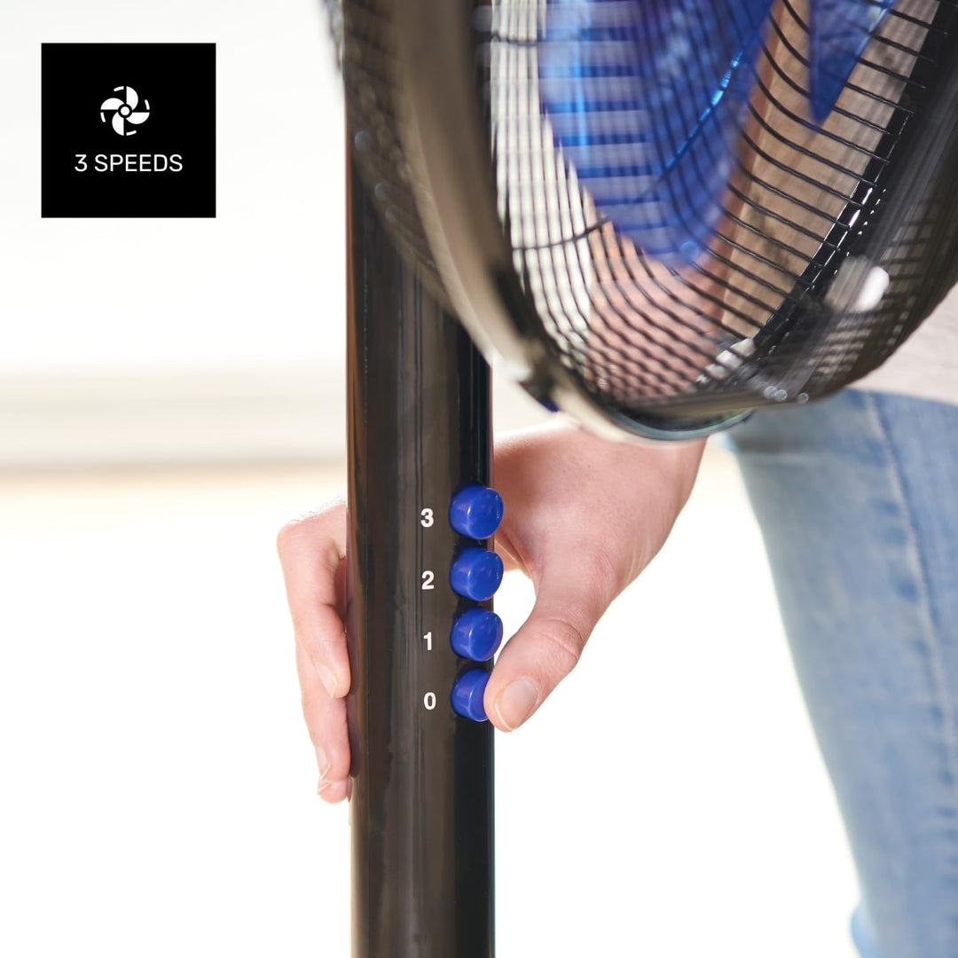 Taurus Boreal Elegance 16C Oszillierender Säulenventilator, Höhe 132 cm, automatisches Oszillationss