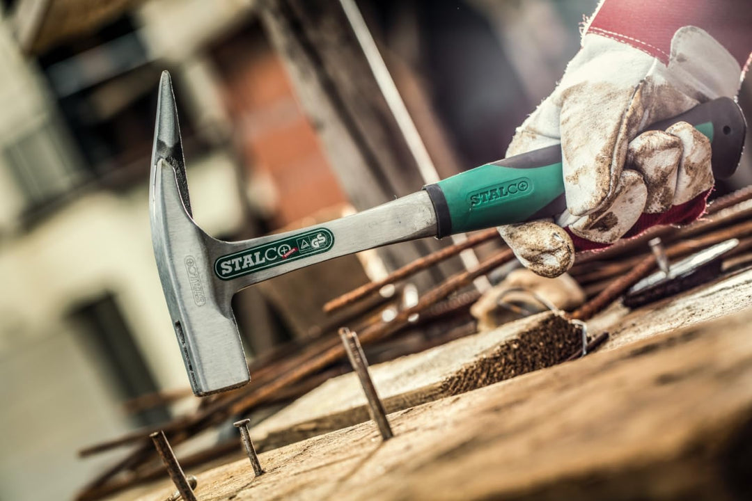 STALCO PREMIUM LATTHAMMER 600g mit Magnet Hammer Zimmermannshammer Dachdecker