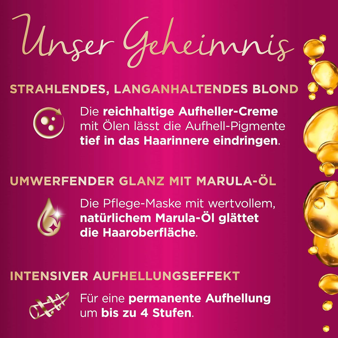Palette Intensiv Creme Coloration 10-0/200 Helles Naturblond Stufe 3 (3 x 125 ml), Permanenter Aufhe