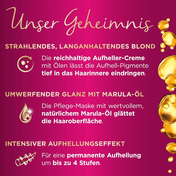 Palette Intensiv Creme Coloration 10-0/200 Helles Naturblond Stufe 3 (3 x 125 ml), Permanenter Aufhe