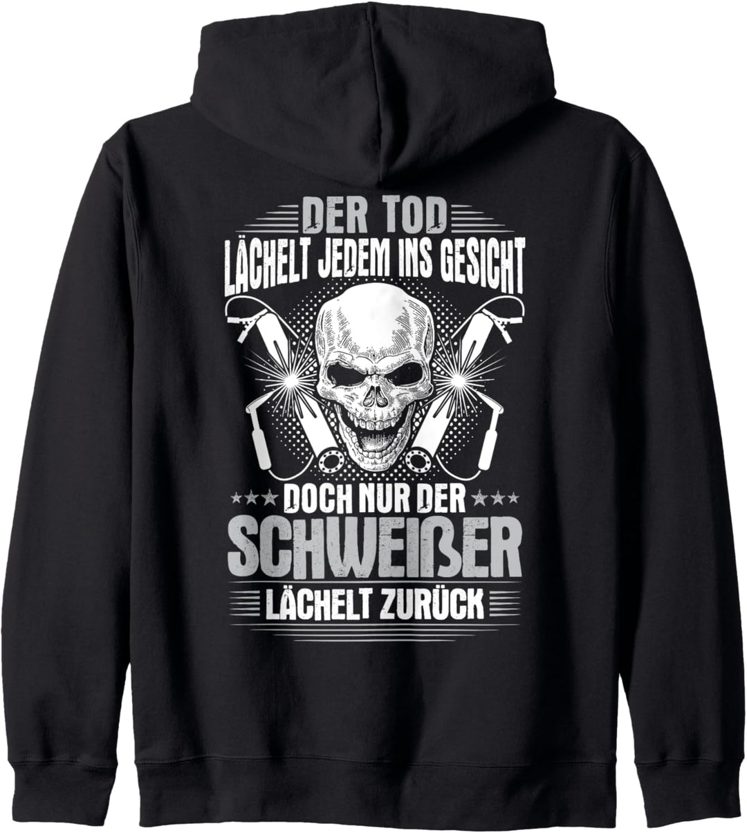 Lächeln Schweisser Kapuzenjacke