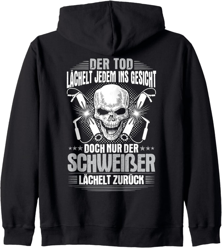 Lächeln Schweisser Kapuzenjacke