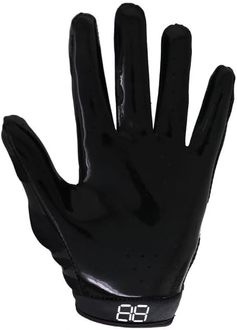 BARNETT FRG-03 Schwarz professionell Receiver Fussball Handschuhe, RE, DB, RB, S
