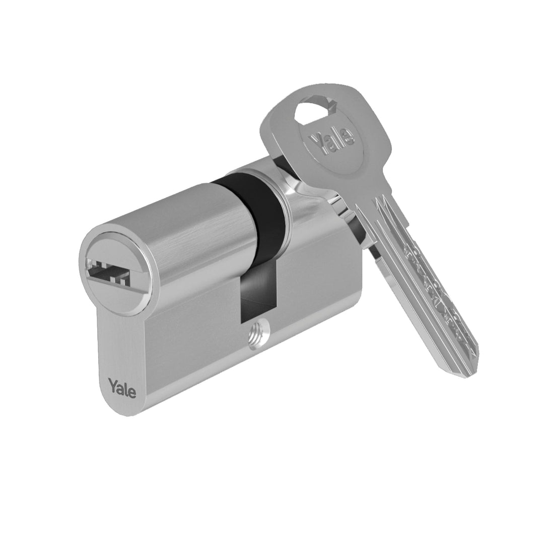 Yale Serie 1000 Europrofil-Zylinder Doppelzylinder mit Not- und Gefahrenfunktion 31/50 mm Satin Nick