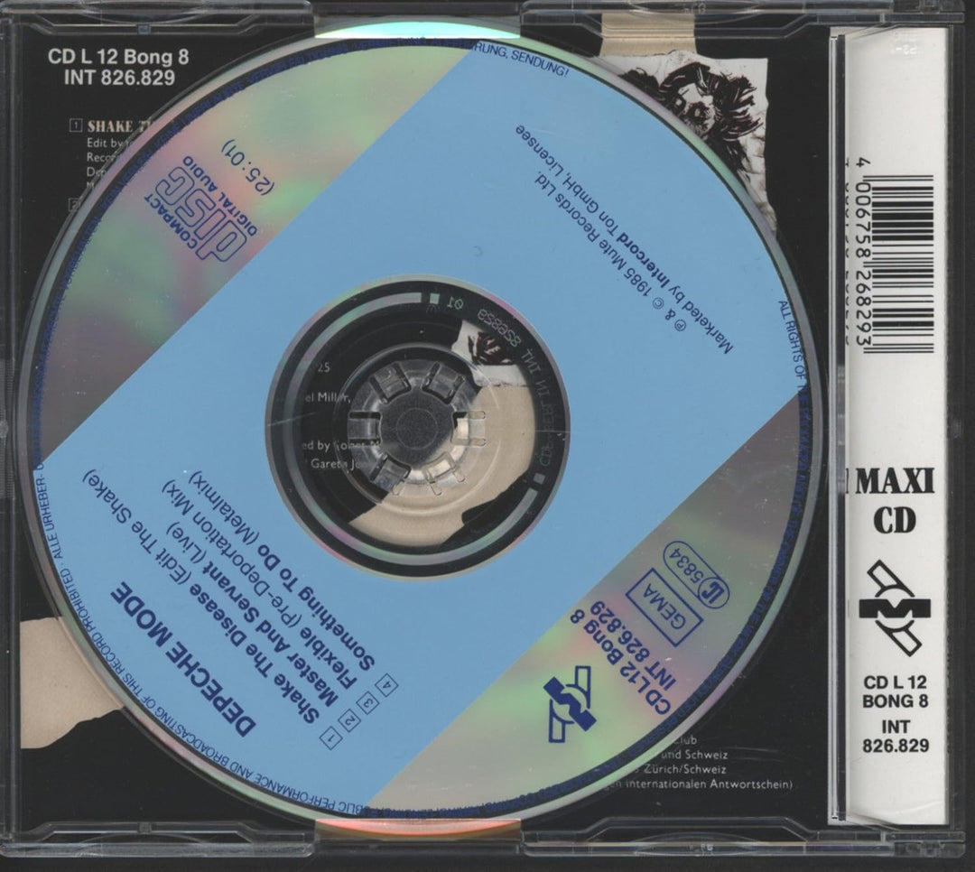 Shake the disease (Edit the Shake, #cdl12bong8/int826.829), Audio-CD