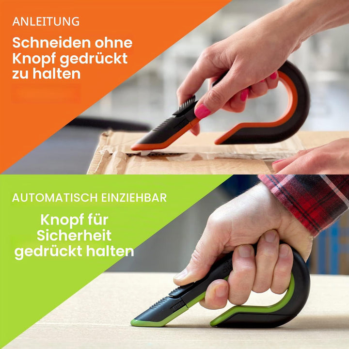 Slice 10400 400 | Sicherheits-Kartonmesser - Safety Cutter | Keramik-Sicherheitsklinge, beidhändig n