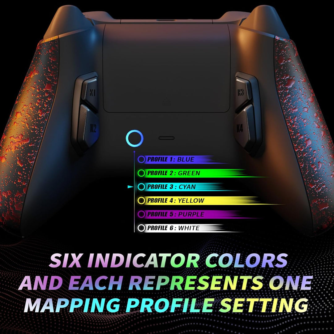 eXtremeRate Konfiguriertes Victor X Remap Kit für Xbox Series X/S Controller,6 Remap Profile&Rücken