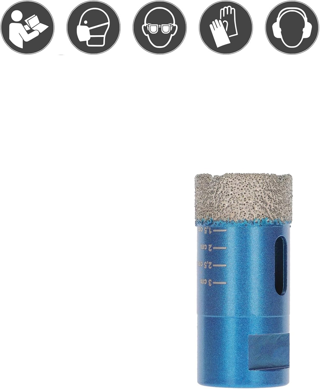 PRODIAMANT Diamant Fliesenbohrer 28 mm x M14 Fliese, Feinsteinzeug, Keramik für Winkelschleifer Prem