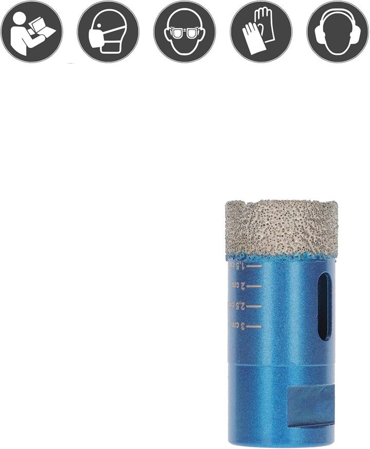PRODIAMANT Diamant Fliesenbohrer 28 mm x M14 Fliese, Feinsteinzeug, Keramik für Winkelschleifer Prem