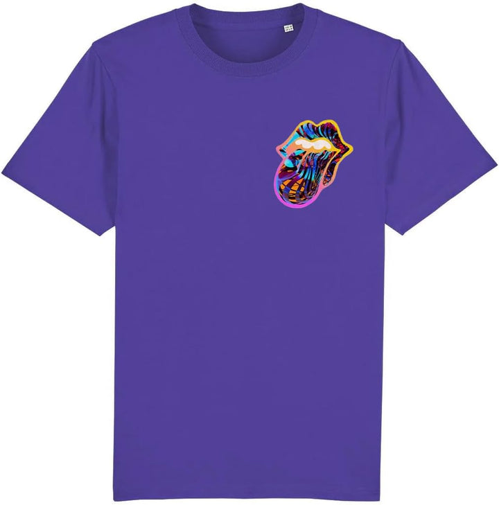 The Rolling Stones T-Shirt Sixty Gradient Text Logo Neu offiziell Herren Weiss, S Wei&#xDF;