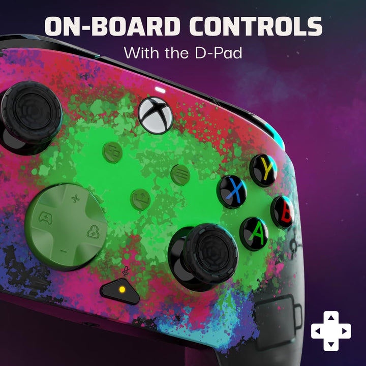 PDP Xbox REMATCH GLOW Wired controller - Space Dust, Space Dust