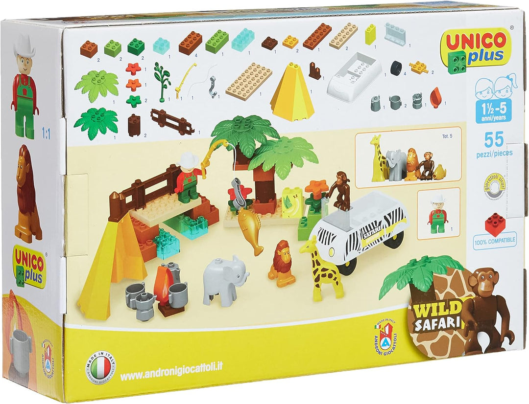 Unico - Unicoplus 8560-0000-Safari, 55 Stück, 8560-0000 Single, Single