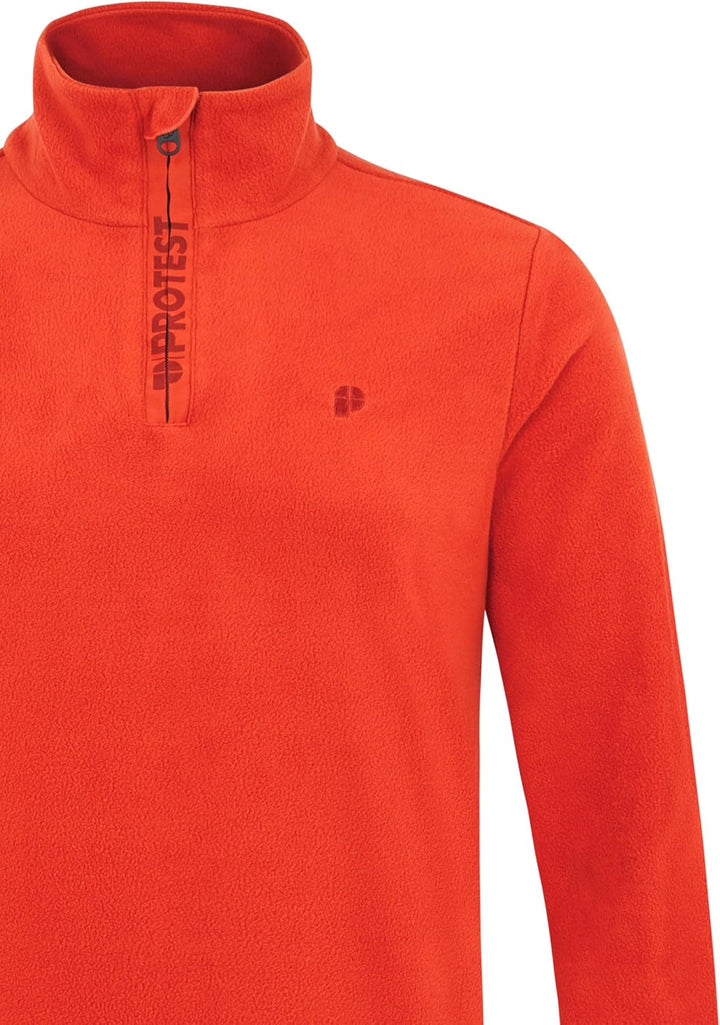 Protest Herren 1/4-reissverschluss PERFECTO XS Burnt Orange, XS Burnt Orange