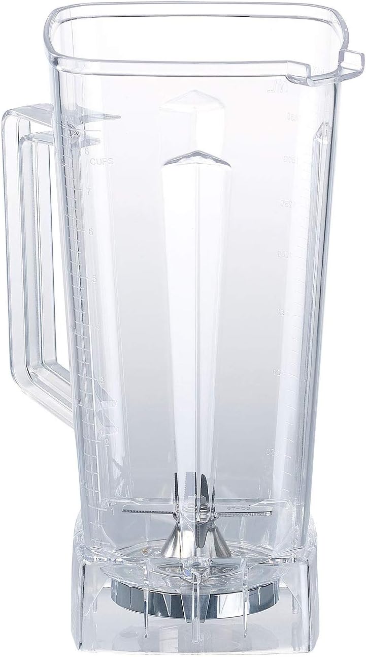 Rosenstein & Söhne Zubehör zu Ersatz-Mixbecher für Profi-Standmixer BR-1500, Versandrückläufer
